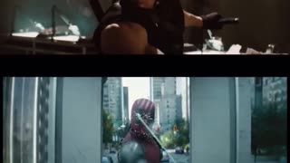 Which DEADPOOL Bullet Deflecting Scene is Better?