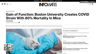 END OF THE WORLD ALERT! Bioweapon That Kills 80% of Humans Created at Boston University