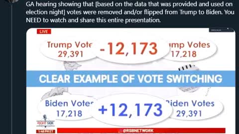 Georgia Vote Switching Actually Occurred