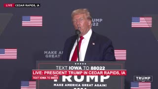 Trump in Cedar Rapids, IA