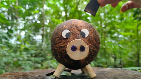 Coconut Shell Products Making - Coconut Shell Craft Ideas Easy