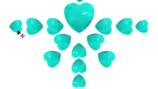 Natural turquoise 10mm heart-shape cabs for Jewelry Making Fashion Design 20240313-07-08