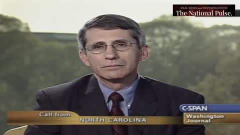 LMFAO a C-SPAN caller in 2003 told Dr. Fauci to resign