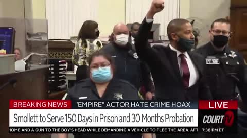 Jussie Smollett Keeps Saying ‘I Am Not Suicidal’ While Being Led Out of the Courtroom