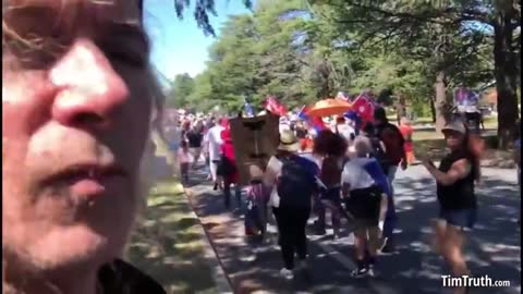 GIANT RALLY FOR FREEDOM AGAINST AUSTRALIA'S REGIME OF TERROR & FORCED DRUGGING IN CANBERRA