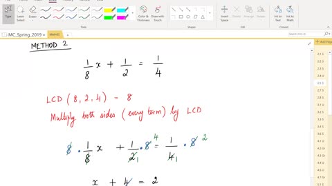 Math62_MAlbert_2.5_Solve equations with fractions or decimals