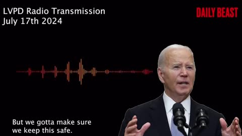 Las Vegas Police Release Audio Confirming Biden Had Medical Emergency Before He Dropped Out