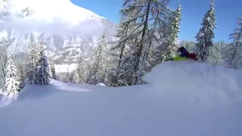 GoPro Skiing the Austrian Alps