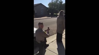 Sheriff's Deputy Proposes To His Girlfriend After An Arrest Prank