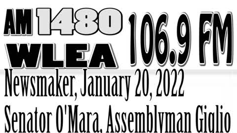 Wlea Newsmaker, January 20, 2022, Senator Tom O'Mara, Assemblyman Joe Giglio.