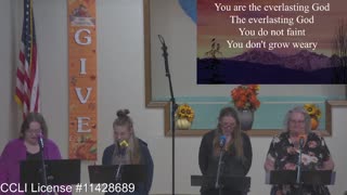 Moose Creek Baptist Church Sing “Everlasting God” During Service 11-20-2022