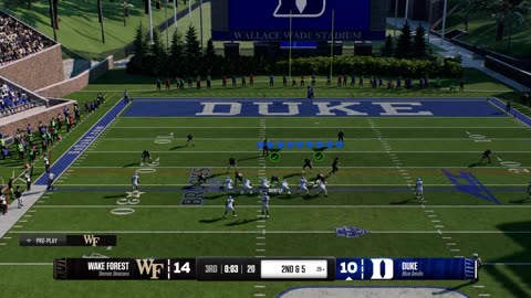 College football 25 - Duke Blue Devils VS Wake Forest Demon Deacons