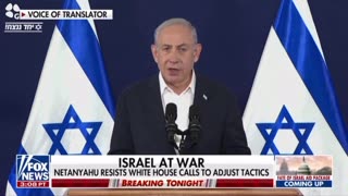 Netanyahu is not taking advice from Joe Biden