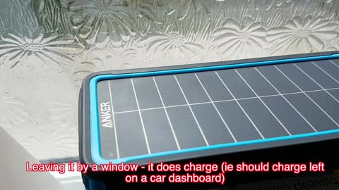 Anker Solar Power Bank 10,000mAh capacity Solar Charger with Flashlight UK Unboxing and test