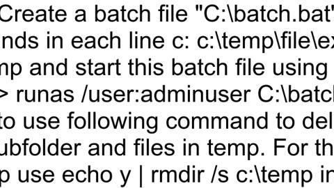 Insert text into cmd prompt through bat file