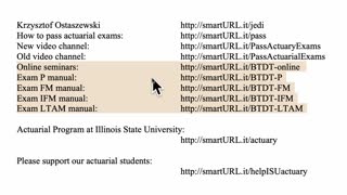 Exam P exercise for March 17, 2021