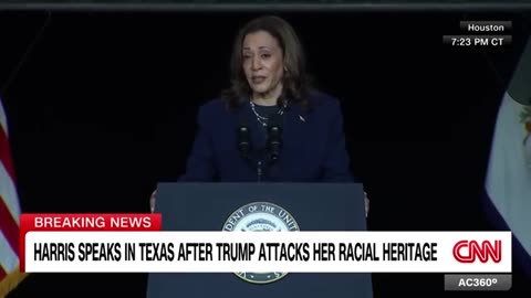 Kamala Harris reacts to Trump's attacks at Black journalists convention | CNN