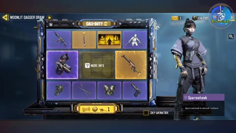 CODM MOONLIT DAGGER DRAW SPARROWHAWK SKS LUMINARY