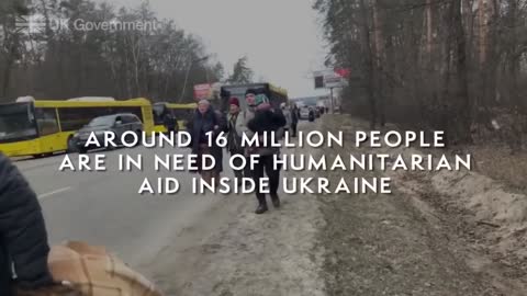 UK AID FOR UKRAINE 220 Million Pounds so far.