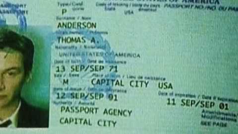 Passport Expiry Date of NEO from the Matrix Trilogy!