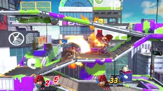 Roy vs Roy on Moray Towers (Super Smash Bros Ultimate)