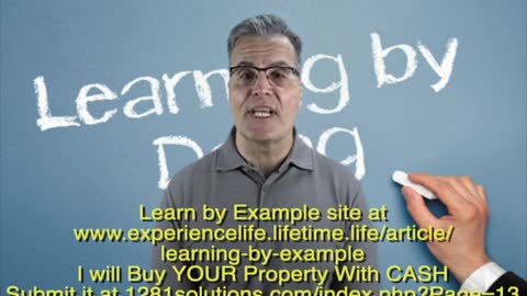 LEARN BY EXAMPLE wants to BUY YOUR Property