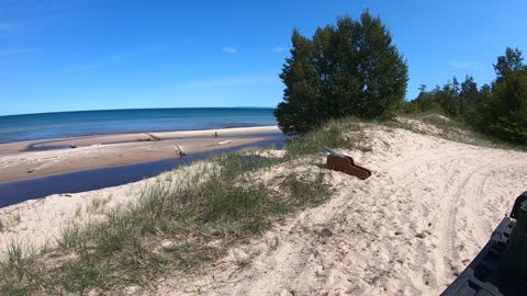 Shooting Golfball cannon off the North Shore of Lake Superior