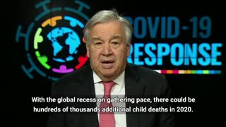 U.N. Secretary General makes appeal for children