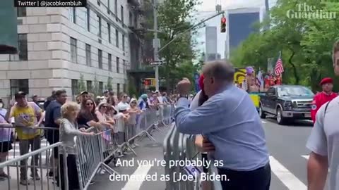 Rudy Giuliani calls Democrat a 'jackass' during pro-Israel parade