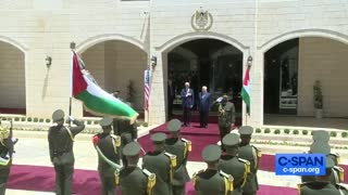 Palestinian Authority Completely Butchering The US National Anthem During Biden's Visit