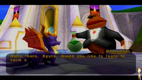 Spyro Gateway to Glimmer 100% Ripto's rage Playthrough Playstation 1