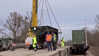 U.S. Army Interim Armored Vehicle (Stryker) Cavalry Regiment Arrives in Poland