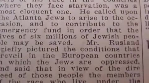 Jewish Claims Of 6 Million Dead Jews And Holocaust Long Before World War II Even Began