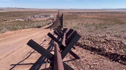 NOW: am where Trump Wall ends and Open Biden Border Begins