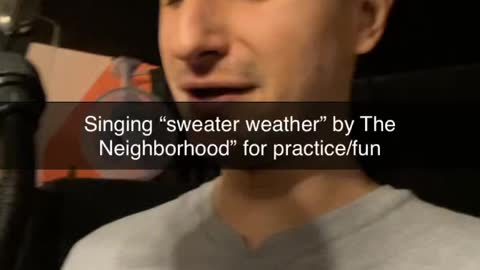Singing Sweater Weather