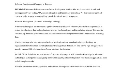 Software Development Company in Toronto