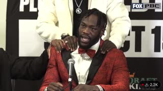 Deontay Wilder bursts into tears discussing the dangers of boxing