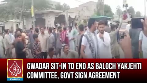 Gwadar Sit-in To End As Baloch Yakjehti Committee, Govt Sign Agreement | AljazairNews