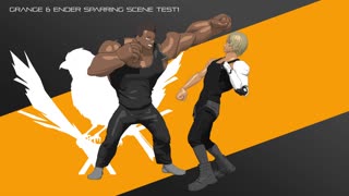 Hand-to-Hand Combat Training | Gunframe Series Test Animation Scene