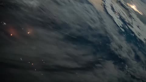 ROCKET LAUNCHES AS SEEN FROM THE SPACE STATION