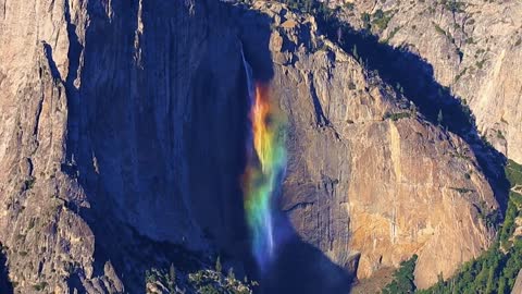 rainbow waterfall