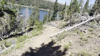 Descending the Alpine Zone Above Three Creek Lake – Tam McArthur Rim Trail – Central Oregon – 4K