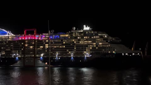 Celebrity Apex departure in Ponta Delgada, Sao Miguel Azores Portugal - 10.11.2023 #Cruiseship