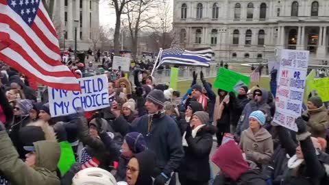 Medical Freedom Rally- Albany, NY- January, 5, 2022