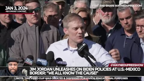 Jim Jordan's Fiery Visit to U.S.-Mexico Border: Unveiling the Cause Behind It All!