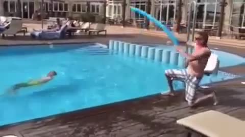 swimming pool funny video