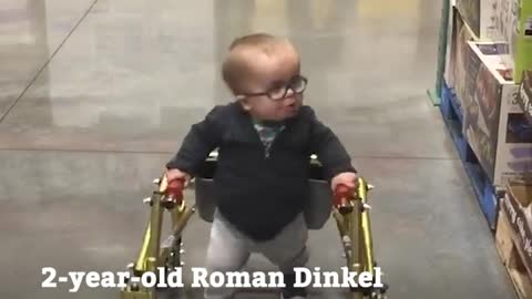 Toddler with Spina Bifida Takes First Steps On His Own