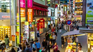 People Moving and Shopping In China Neighbor