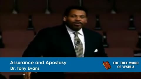 Dr. Tony Evans, Salvation and Self Examination