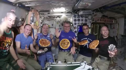 Pizza Party in Space